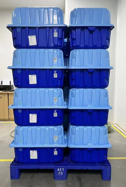 Thick-Gauge Thermoformed Tray for Steel Wheel Hubs